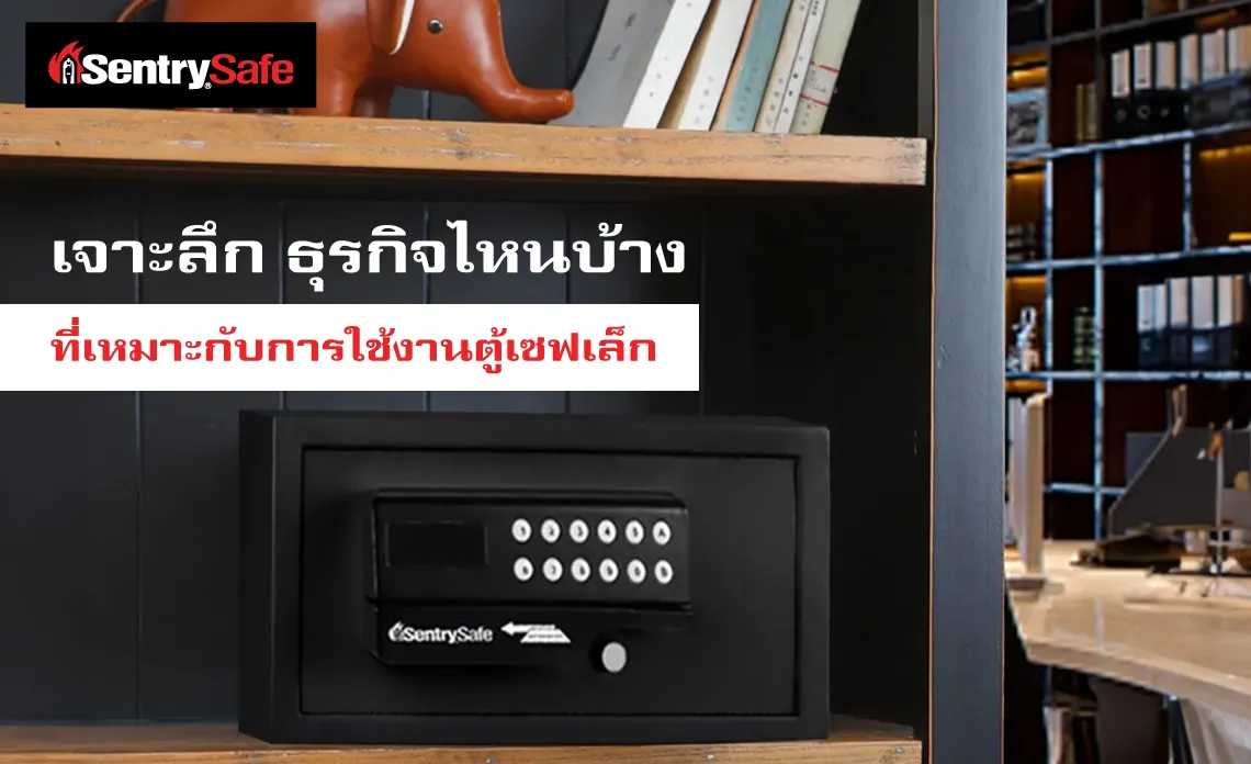 เจาะลึก ธุรกิจไหนบ้าง ที่เหมาะกับการใช้งานตู้เซฟเล็ก