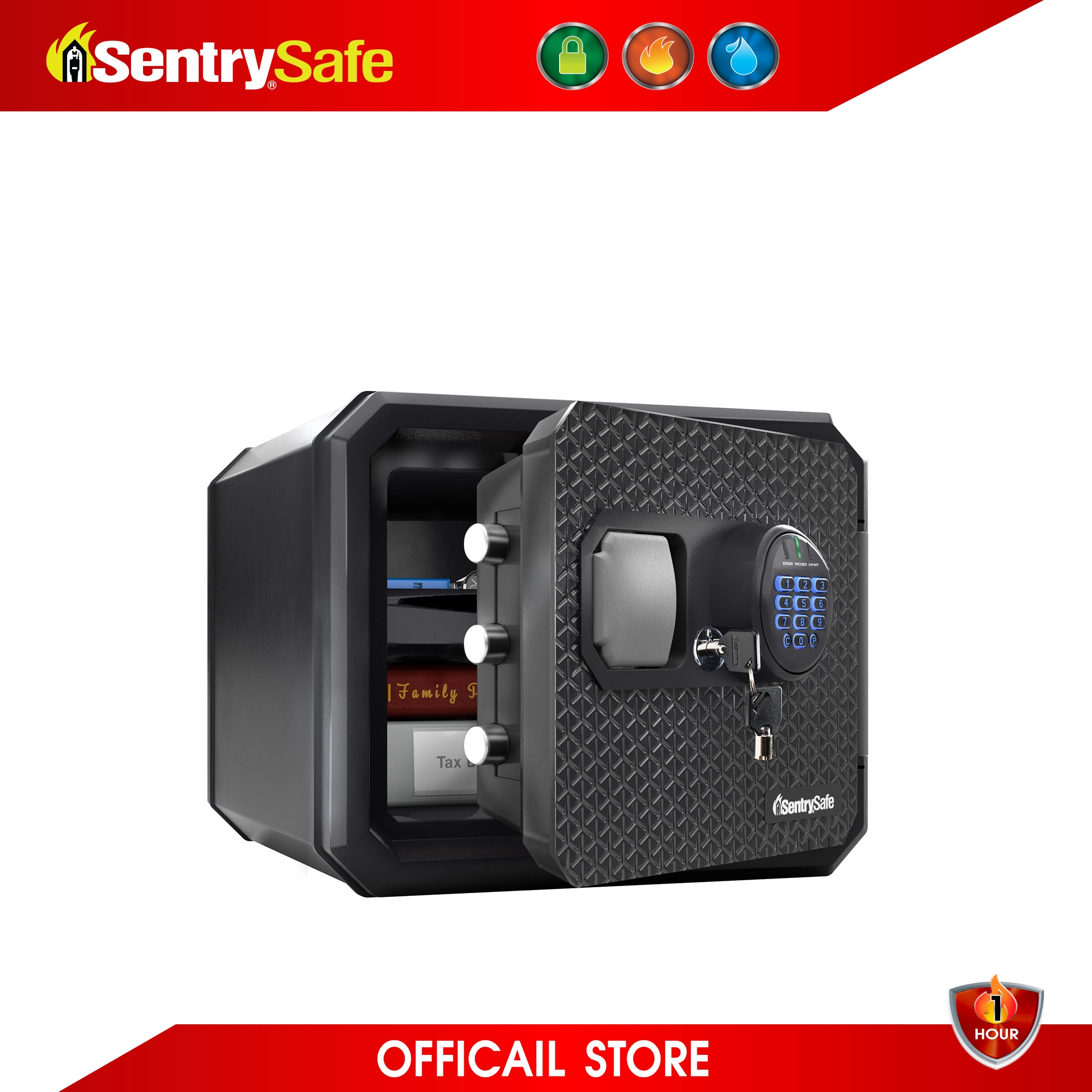 FPW082HTC Digital Fire/Water Safe with Override Key