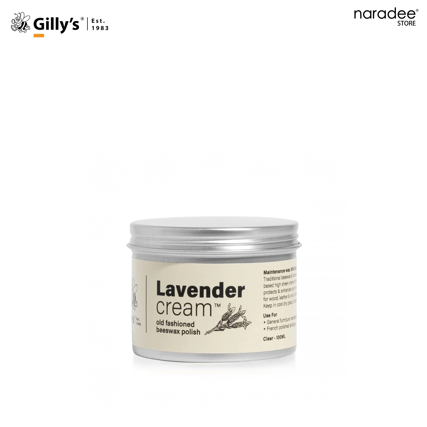 Gilly’s Lavender Cream – clear color